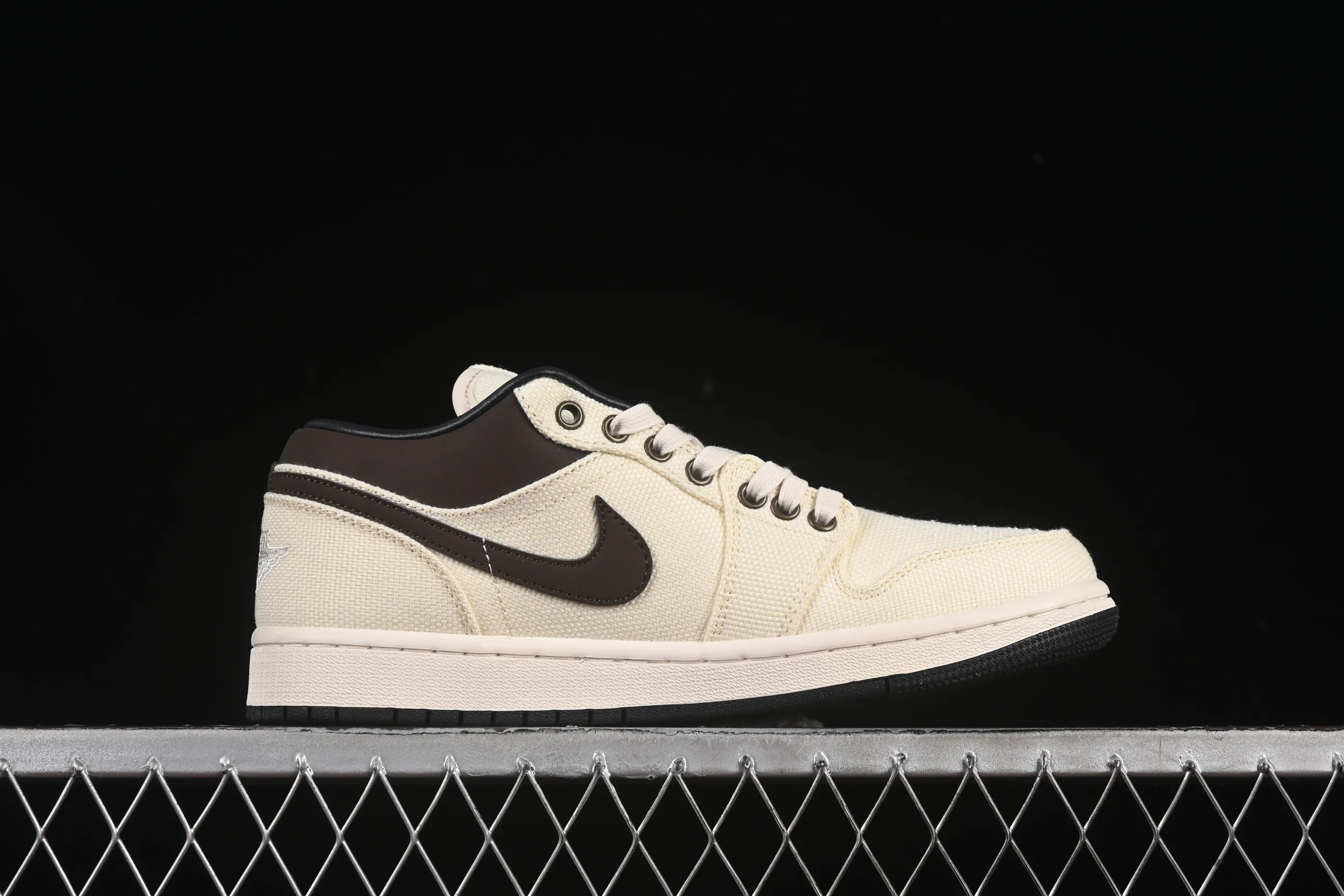 All categories Air Jordan Jordan series basketball shoes Air Jordan 1 Low Air Jordan 1 Low "Dongdan" AJ1 Joe 1 weaving beige low-top cultural and casual sneakers IB8058-110